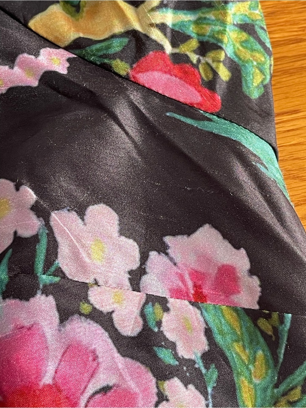 Hutch Ellia Mini Dress Black Multicolor Floral Size 1X - Picture 16 of 16